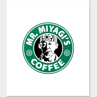 Mr. Miyagi's Coffee Posters and Art